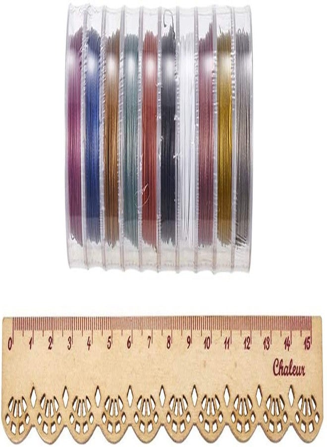DIY Crafts Shade No # 4, Antique Silver, TigerTail Rolls 0.38 mm Diameter 148-164 ft Tiger Tail Beading Wires Bright Bead Stringing Wires Stainl (Shade No # 4, Antique Silver) - Image 4